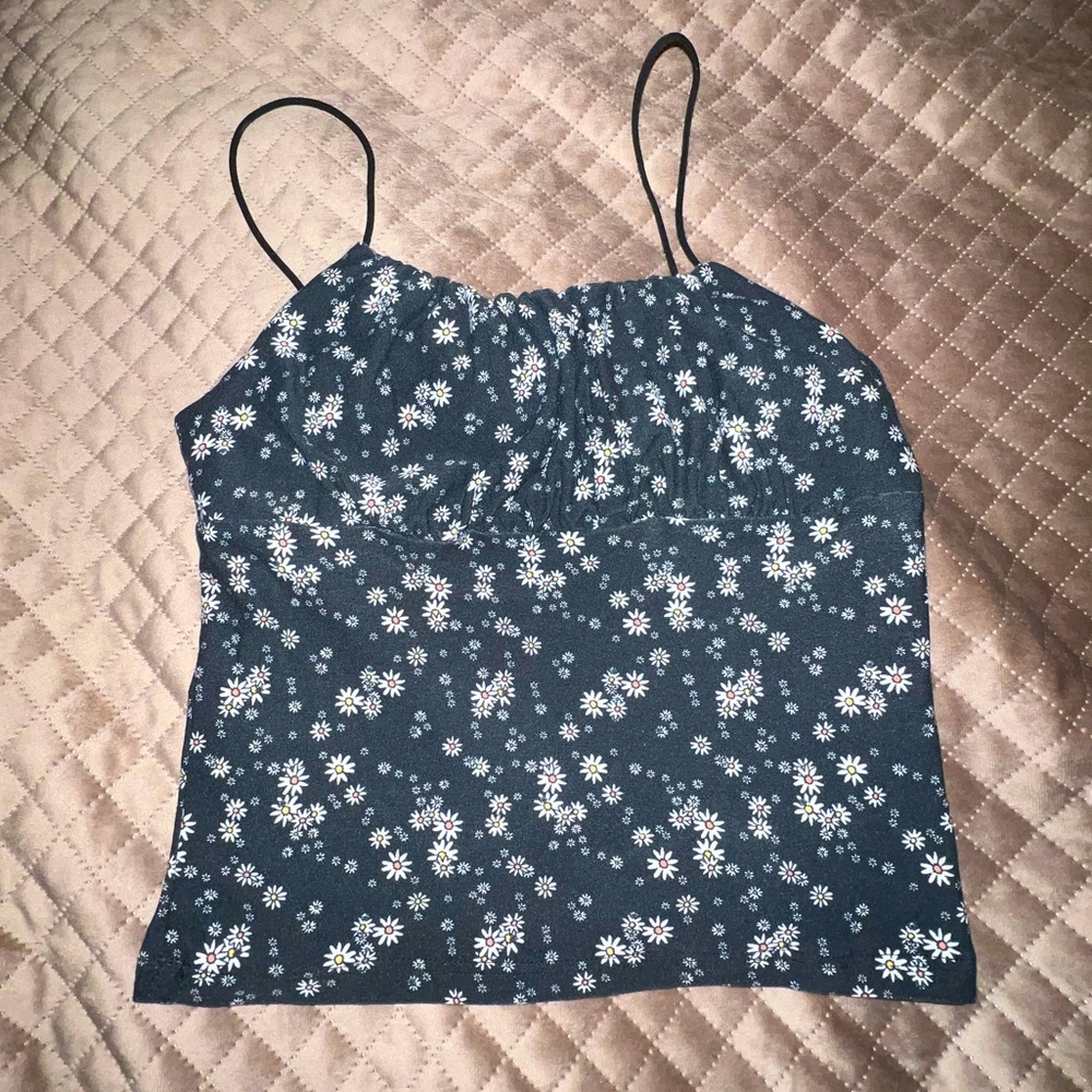 Front ruched bust tank